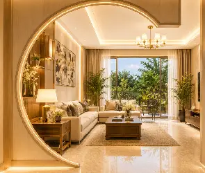 Completed interior project