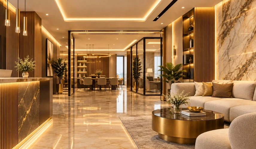 Turnkey fit-out project execution in Vellayambalam, Trivandrum