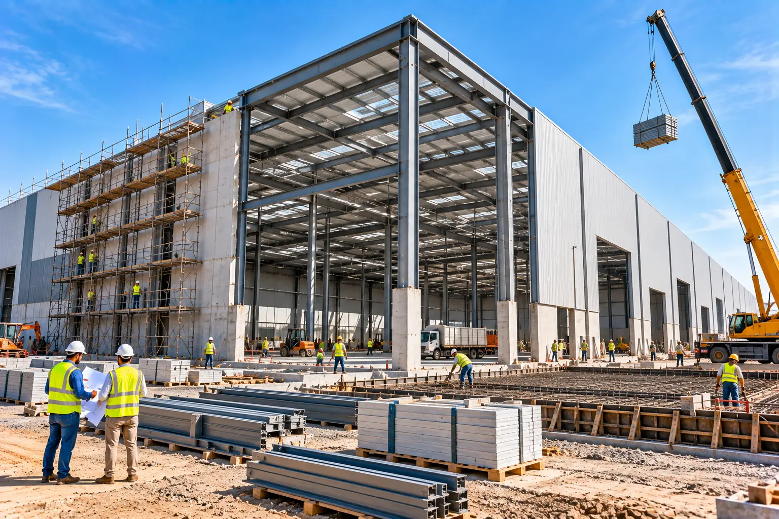 Robust foundations and structural systems for industrial construction