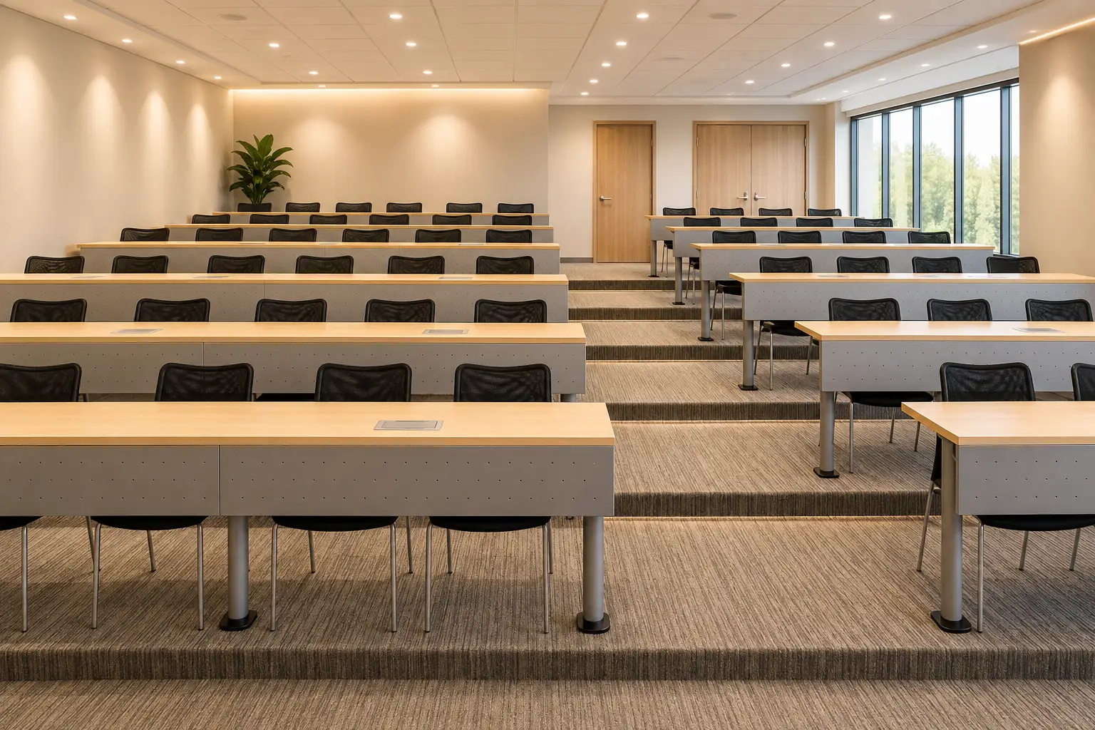Modern School Interior