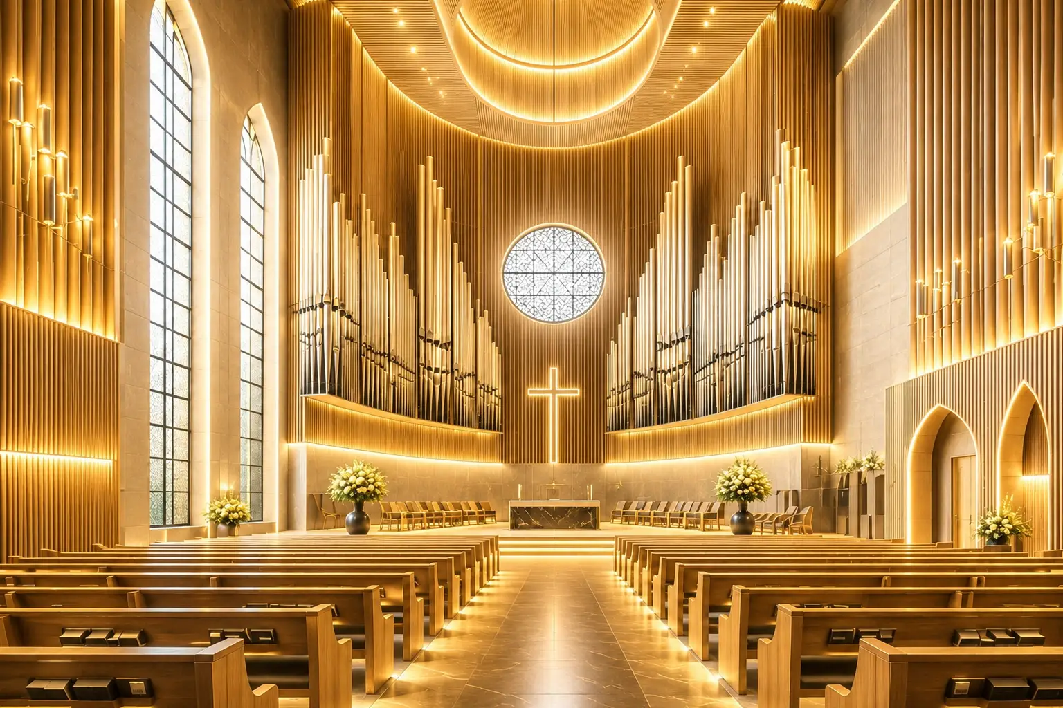 Modern Church Interior